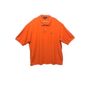 U.S. Polo Assn. Mens Polo Shirt-4XL XXXXL-Orange-Short Sleeve-Casual-GOLF